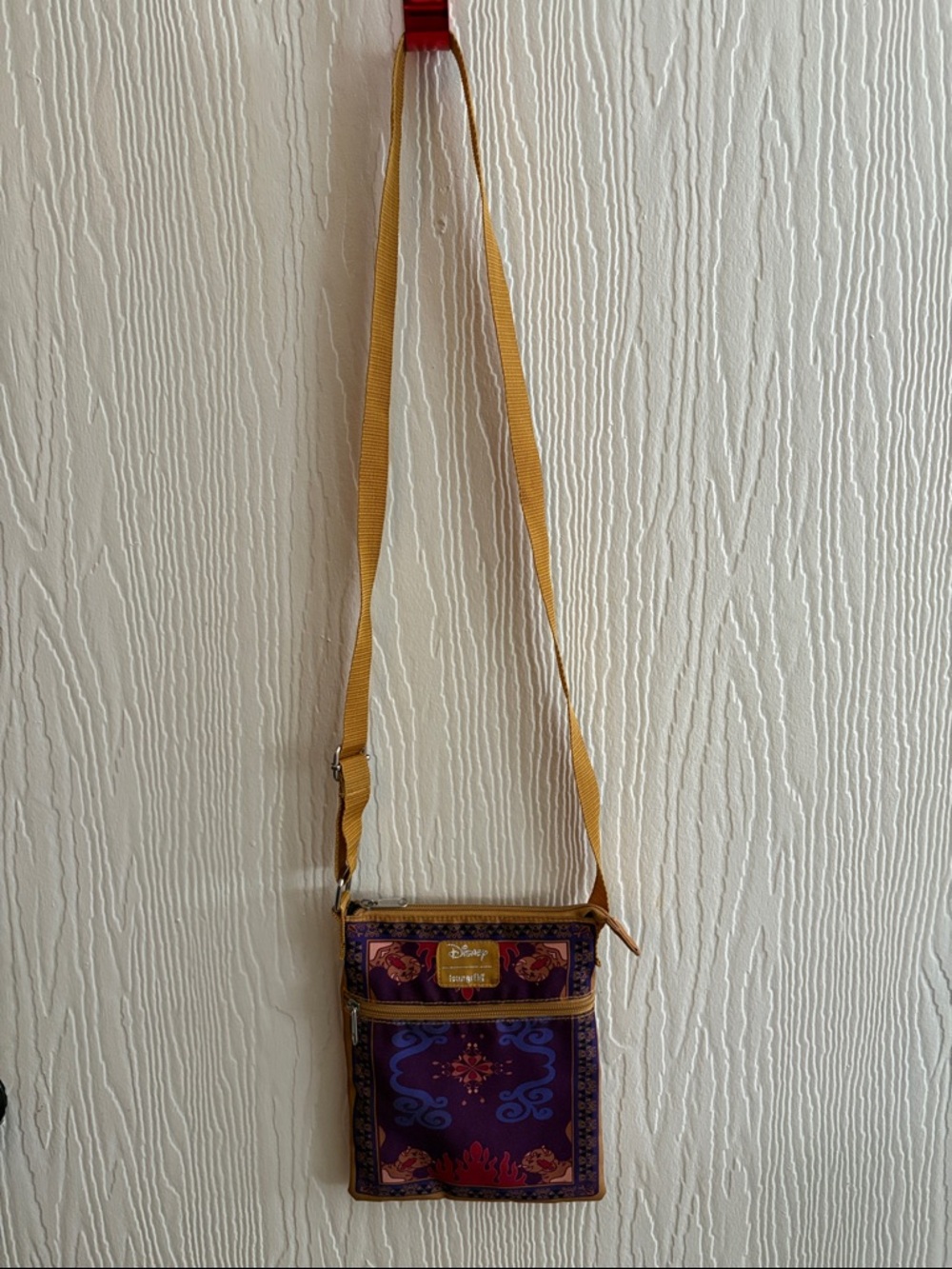 Disney Loungefly Aladdin Magic Carpet Passport Crossbody Bag